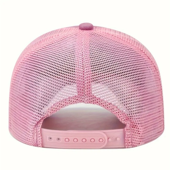 🌷New! Pink Distressed Sh*# Show Supervisor Mesh Adjustable Baseball Cap Hat - Picture 6 of 10